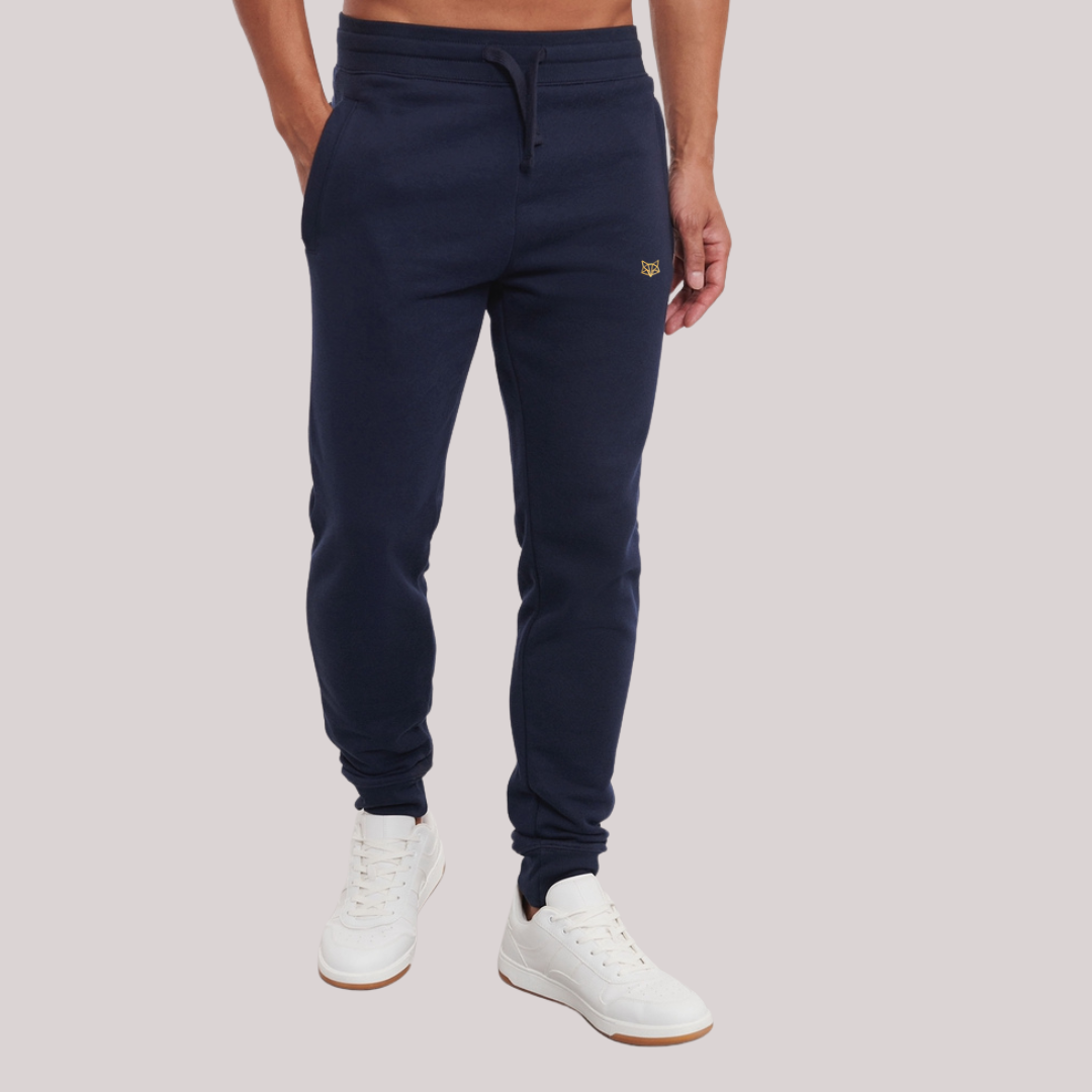 LuxeStride Jogging Bottoms - Navy