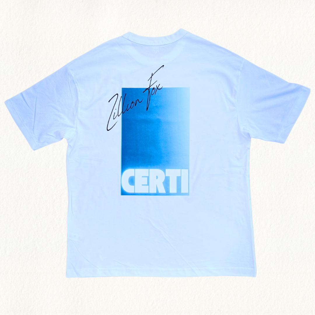 Blue Certi Boxy Tee
