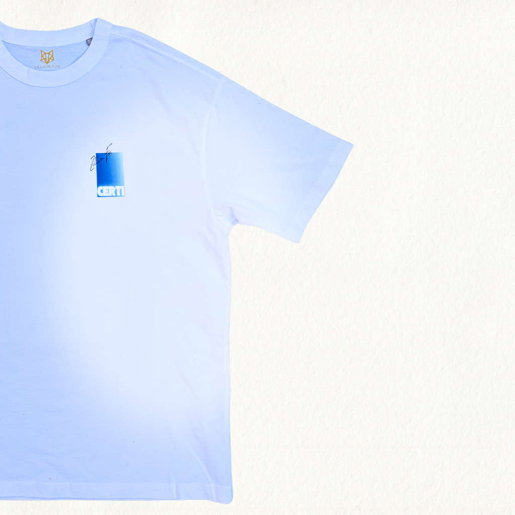 Blue Certi Boxy Tee