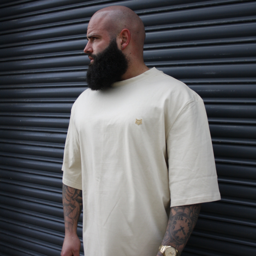 Grande Tee - Oversized T-Shirt Sand