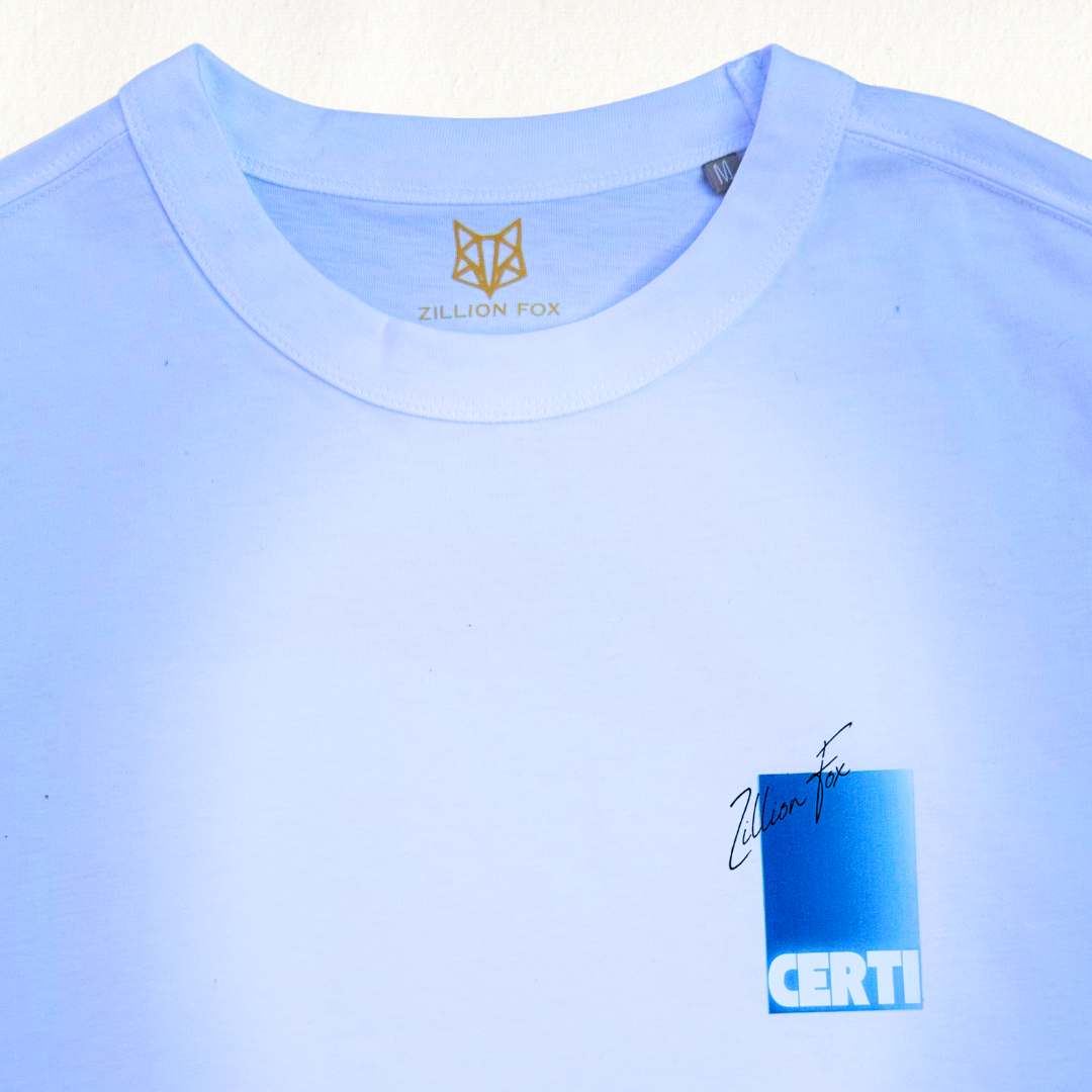 Blue Certi Boxy Tee