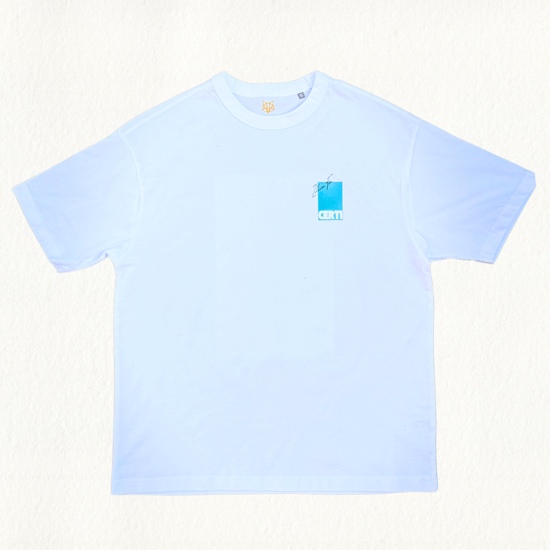Turquoise Certi Boxy Tee