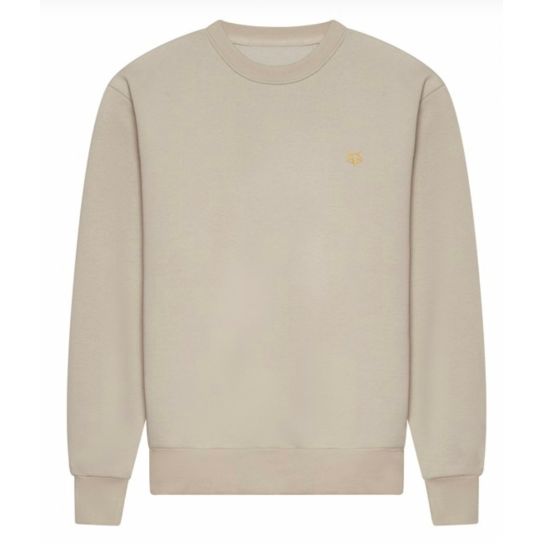 Rohde Round Neck Sweater Jumper - Beige