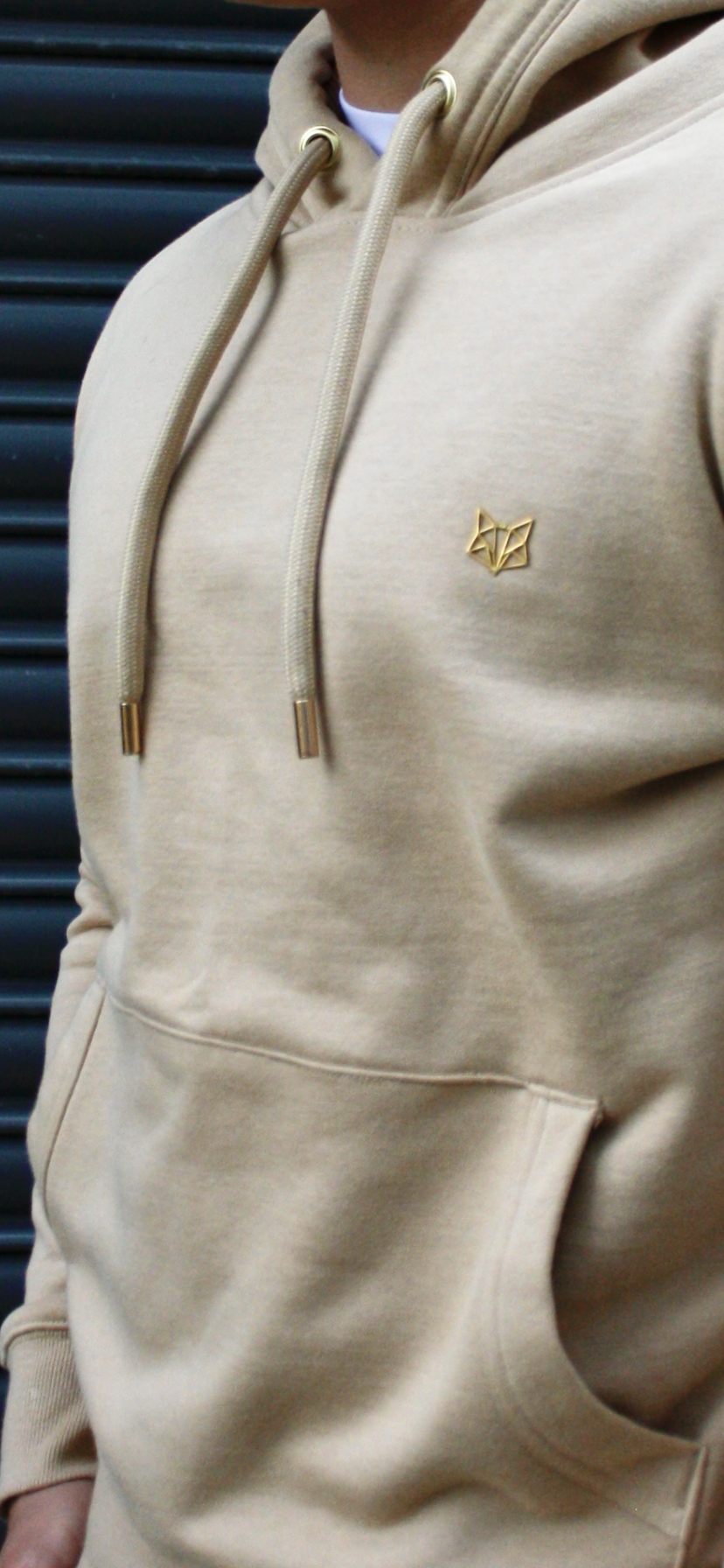 Premium Fitted Hoodie - Sand