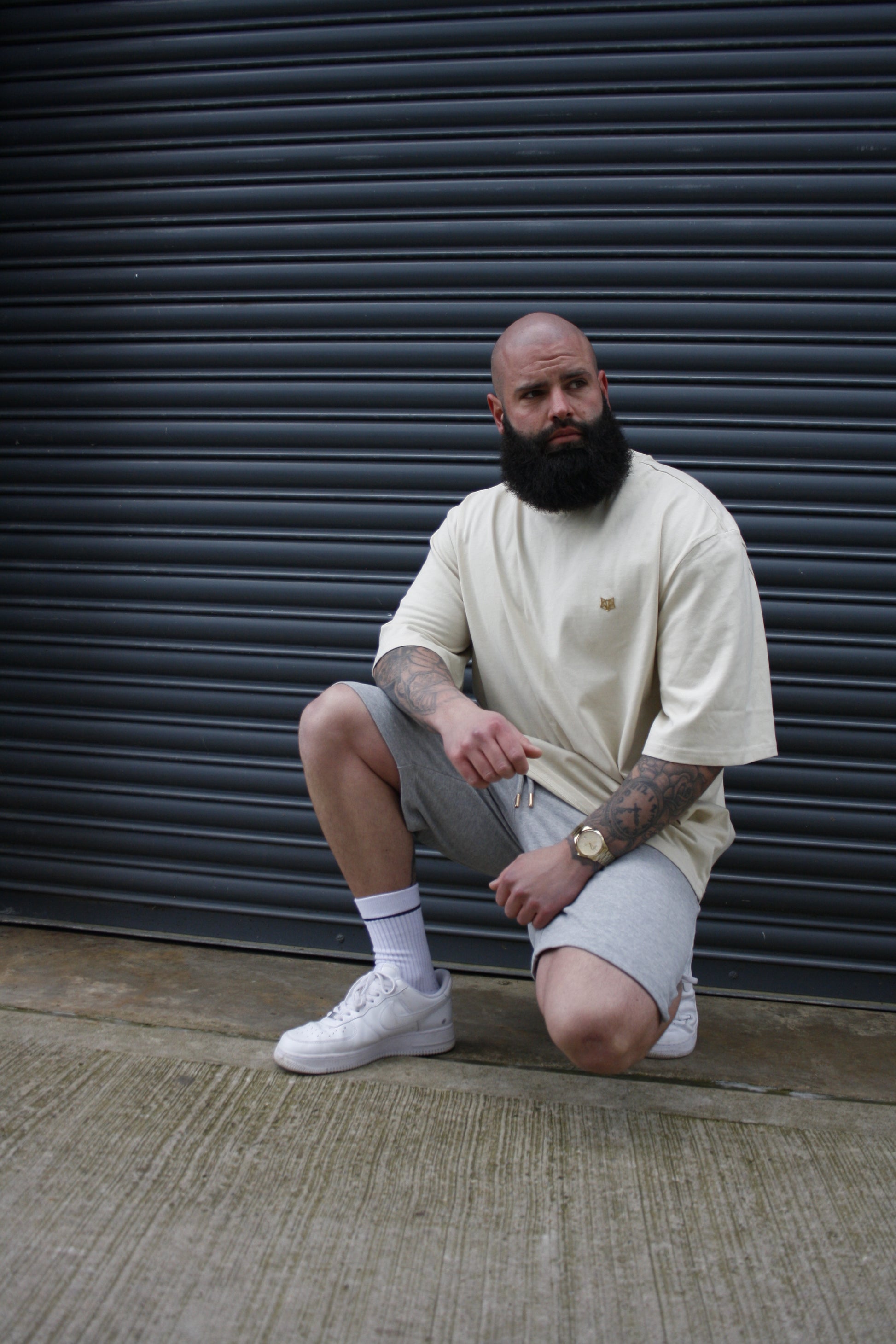 Grande Tee - Oversized T-Shirt Sand